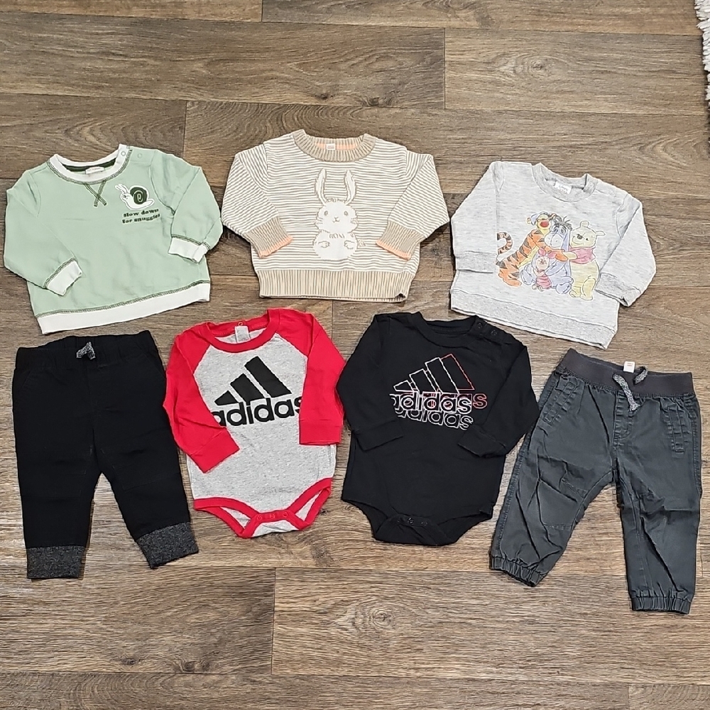 Adidas And Other Apparel Foe Baby Boys Size 12 Months